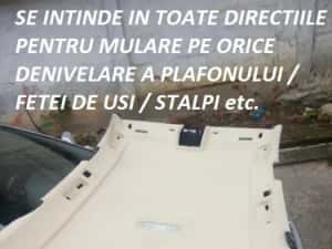 Material plafon auto CREM,fete de usi ,tapiterie stofa BEJ — miniatura 3