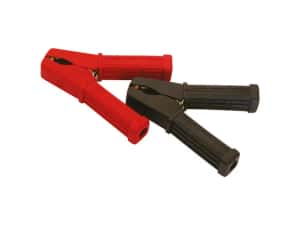 Set 2 clesti baterie auto Carpoint 100A cu izolatie rosie si neagra, pentru cablu 10 mm, lungime 11 cm
