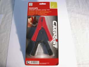 Set 2 clesti baterie auto Carpoint 100A cu izolatie rosie si neagra, pentru cablu 10 mm, lungime 11 cm — miniatura 5