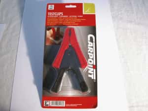 Set 2 clesti baterie auto Carpoint 100A cu izolatie rosie si neagra, pentru cablu 10 mm, lungime 11 cm — miniatura 9