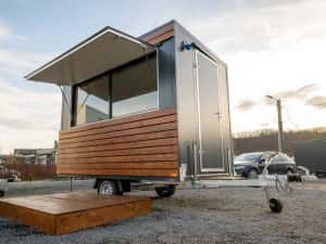 Rulota comerciala, FAST FOOD, food truck! Cu geam !! — miniatura 3