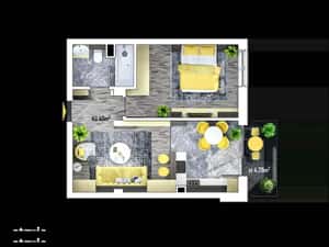 Apartament 2 camere, ESTIMO — miniatura 3