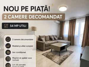 Apartament 2 camere decomandat de vanzare | Mobilat si utilat | Parcar
