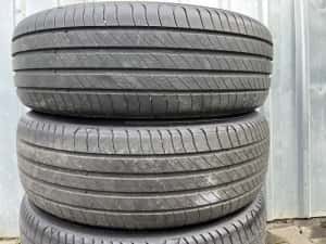 4 anvelope vara 215/65 R17, Michelin, 5-6mm profil ramas, DOT 2022! — miniatura 2