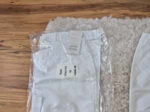Pantaloni vara albi dama B.Curved — miniatura 6