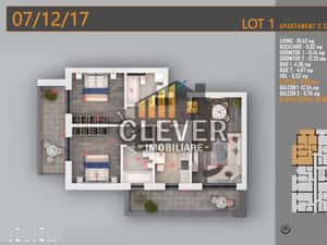 3 Camere Decomandat, 2 balcoane, Comision 0, Pallady, Metrou Teclu — miniatura 3