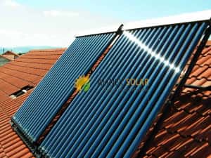 Panou solar, tub vidat, teava inox, heat pipe, colector, boiler, Sibiu — miniatura 2