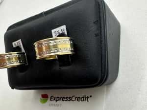 Verighete 18k 13.31g (Ag25 Belvedere B.40623.1/.2) Garantie 2 ani! — miniatura 2