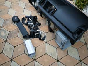 Kit airbag plansa bord centuri volan pasager skoda karoq — miniatura 2