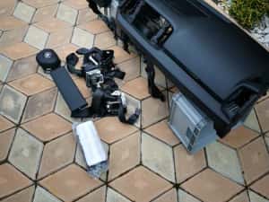 Kit airbag plansa bord centuri volan pasager skoda karoq — miniatura 9