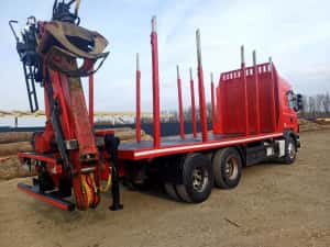 Camion forestier scania G480 — miniatura 5