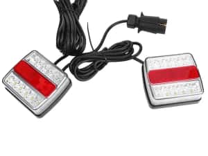 Set Stopuri Spate LED Magnetice pentru Remorcă – 12V, Priză 7 Pini, Cablu 7.5m — miniatura 3
