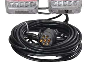 Set Stopuri Spate LED Magnetice pentru Remorcă – 12V, Priză 7 Pini, Cablu 7.5m — miniatura 7