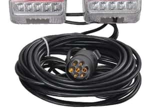 Set Stopuri Spate LED Magnetice pentru Remorcă – 12V, Priză 7 Pini, Cablu 7.5m — miniatura 10