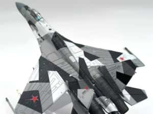 Macheta avion metalica Su-35 Super Flanker 23cm — miniatura 2