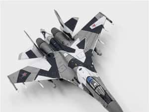 Macheta avion metalica Su-35 Super Flanker 23cm — miniatura 4