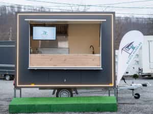 Rulota comerciala FAST FOOD, BURGER, FOOD TRUCK - PE STOC !! — miniatura 1