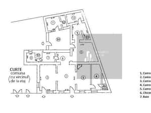 Apartament /casa 146mp 7camere Bulevadul Marasesti -birouri, comercial — miniatura 5