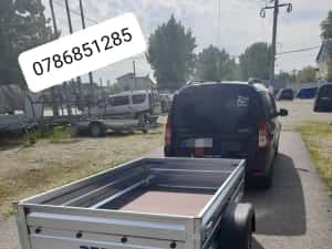 Remorca auto 750 cu prelata  mono ax,Noua ,Rar Inclus — miniatura 3