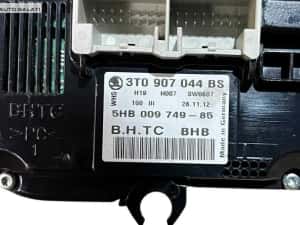 Panou Modul Unitate Comanda AC Aer Conditionat Clima Climatronic Dublu Dual Zone cu Incalzire in Scaune Scaune Skoda Superb 2 2008 - 2015 Cod 3T0907044BS [LC0641] — miniatura 6