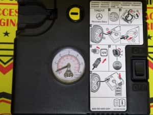 Compresor auto umflat roti kit pana original Mercedes 180w Neutilizat — miniatura 5