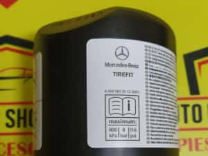 Compresor auto umflat roti kit pana original Mercedes 180w Neutilizat — miniatura 8
