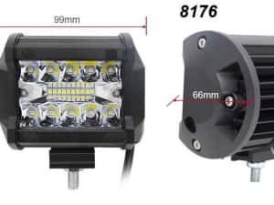 Proiector LED Auto Offroad 60W/12V-24V, 2200 Lumeni Spot Beam — miniatura 8