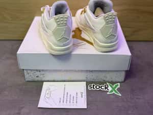 Air Jordan 4 Retro Metalic Gold Poze Reale Marimi 36-45 — miniatura 8