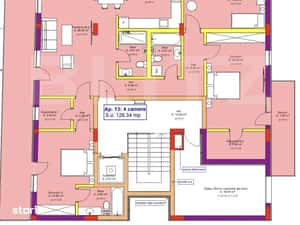 Apartament 4 camere, 126 mp, Terasa 63 mp, View Unic in spre RIVUS — miniatura 5