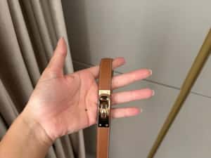 Curea hermes kelly piele naturala — miniatura 8