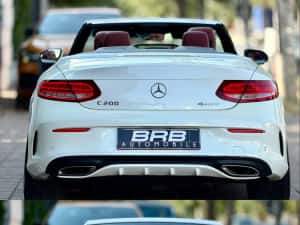 • Mercedes C Classe 2018 •  C200 4 Matic CABRIO / Extra full / Burmester / Soft Top Visiniu • Parc Auto / Rate / Garantie • — miniatura 6