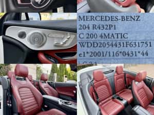 • Mercedes C Classe 2018 •  C200 4 Matic CABRIO / Extra full / Burmester / Soft Top Visiniu • Parc Auto / Rate / Garantie • — miniatura 8