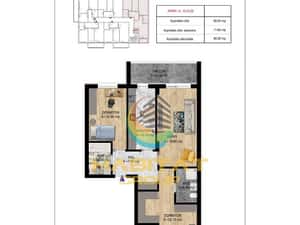 Pallady 3 camere decomandat 92 mp doar 15 min.metrou N.Teclu — miniatura 4