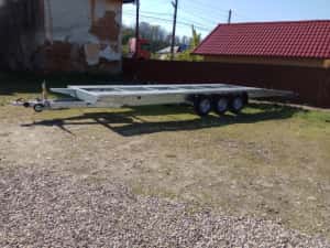 Platforma transport 2 masini, 8.5 m, 3500 kg, Noua, OFERTA! — miniatura 5