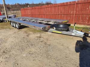Platforma transport 2 masini, 8.5 m, 3500 kg, Noua, OFERTA! — miniatura 8