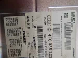 Amplificator Audi A6 C6 cod 4F0 035 223A — miniatura 2