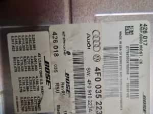 Amplificator Audi A6 C6 cod 4F0 035 223A — miniatura 6