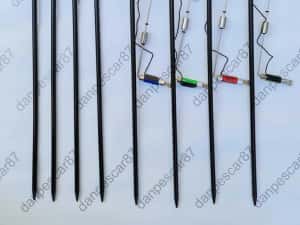 Set 4 Avertizori digitali TLI10 + 4 swingere cu iluminare si 8 Tije — miniatura 2