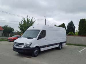 MERCEDES Sprinter 519 419 MaxiLung XXL 2018 3.0CDi 190 CP E6 CutieAut AC, cat. B inmatriculat proprietar ofer fiscal — miniatura 2