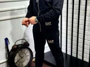Trening bumbac Armani,diverse mărimi,feronerie metalica inscriptionata — miniatura 2