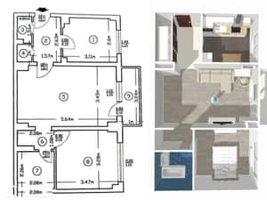 2 camere Mihai Bravu & Calea Vitan