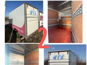 Bena cub frig prelata Iveco Daily Mercedes Sprinter Ford Fiat VW — miniatura 3