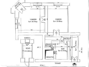 Apartament de inchiriat, 83.80 mp, zona Iosefin