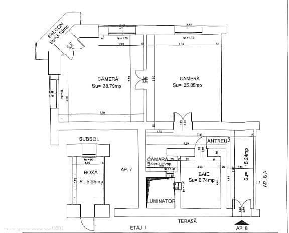 Apartament de inchiriat, 83.80 mp, zona Iosefin — fotografie 1 din 5