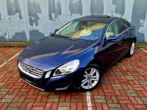 Volvo S60 1.6 D2 115 CP, Automat/ Piele Crem/ Trapă/ Xenon/ CitySafety — miniatura 10