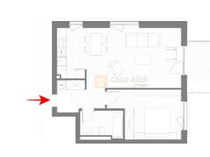 Silk District, 2 camere finisat integral, parcare inclusa, vedere unic — miniatura 5