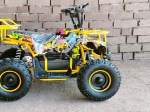 NOU Atv Quad copii electric 1000W 48v viteze reglabile faruri led — miniatura 5