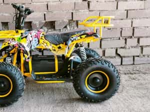 NOU Atv Quad copii electric 1000W 48v viteze reglabile faruri led — miniatura 6