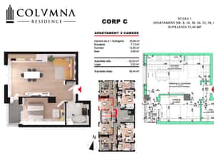 Comision 0%! Apartament 2 camere, finisat, Columna Residence, VIVO! — miniatura 6