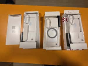 Huse originale pentru Samsung Z Fold7 Clear Magnet Case open box